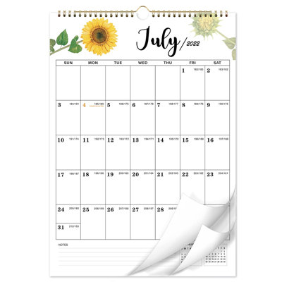 JACKEY 2022-2023 Calendar - Vertical Wall Calendar 2022-2023, Jul. 2022